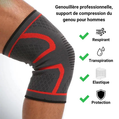 Genouillère de maintien en nylon le repaire du gaulois